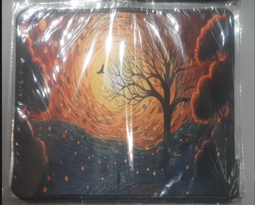 Manzara desenli mouse pad