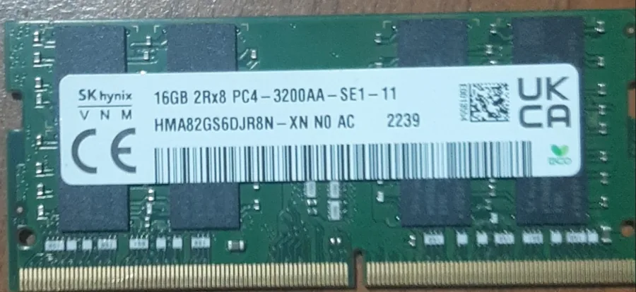SK hynix 16GB DDR4-3200 laptop RAM