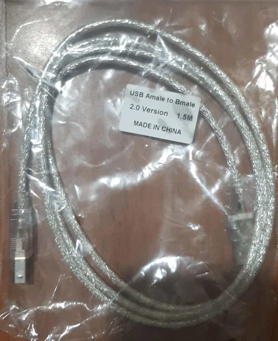 USB A-Male to B-Male yazıcı kablosu 1.5M